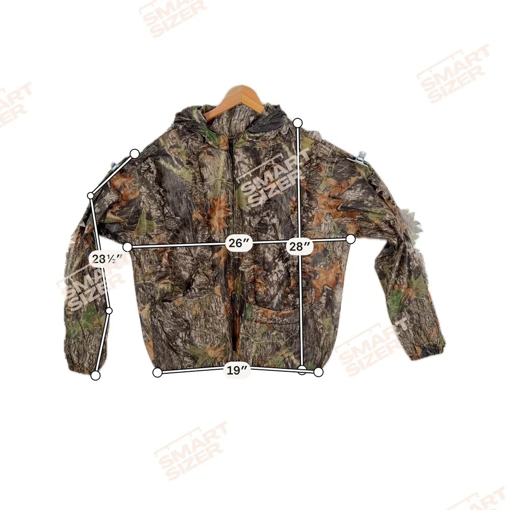 Underbrush Ghillie Jacket Mens L/XL Camo Mossy Oak Break Up 3D Leafy Mesh